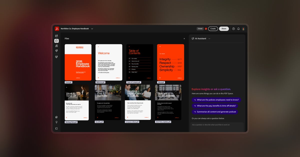 Adobe Acrobat website