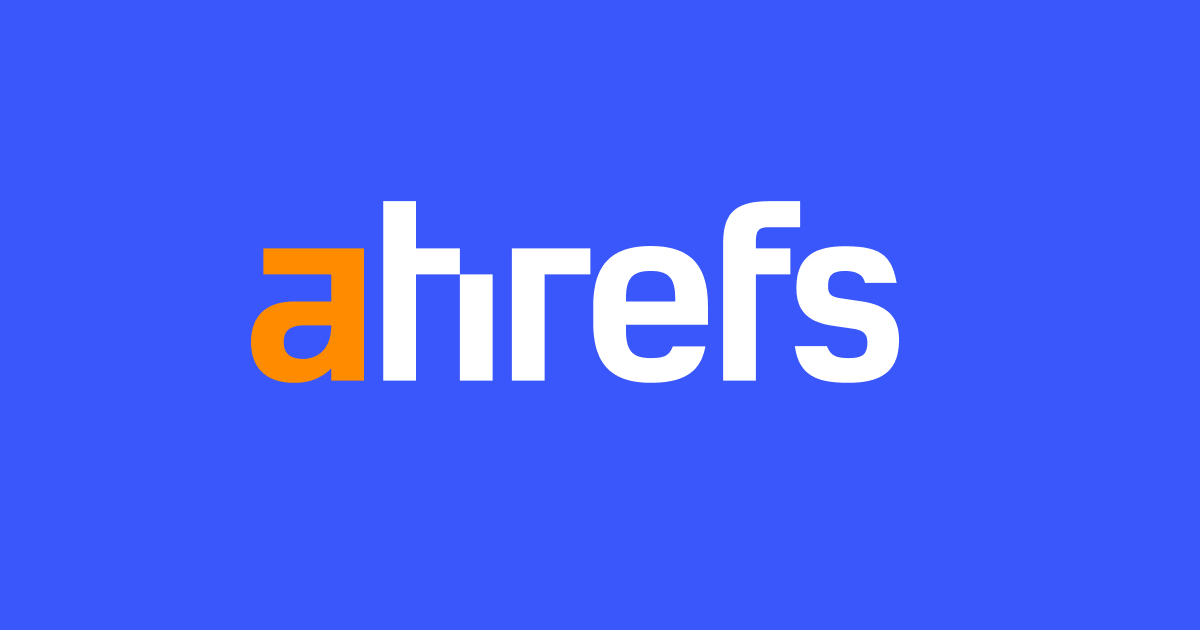 Ahrefs website