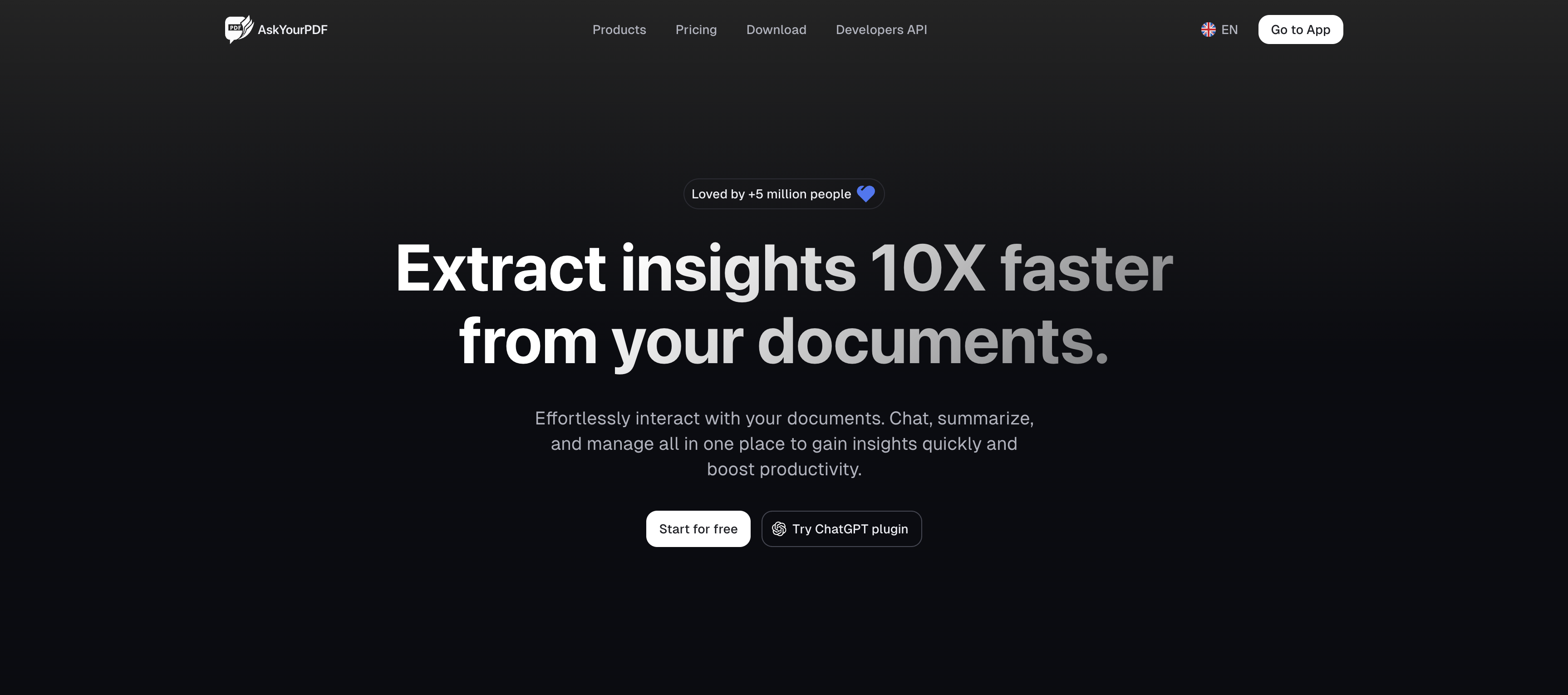 AskYourPDF website