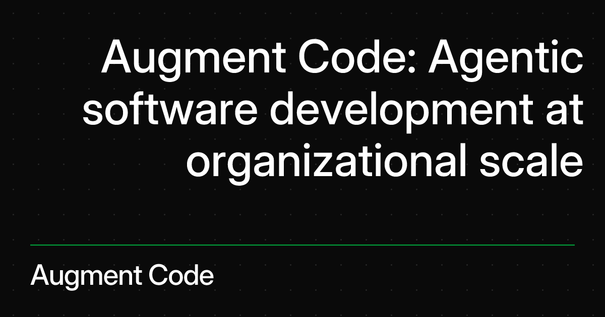 Augment Code website
