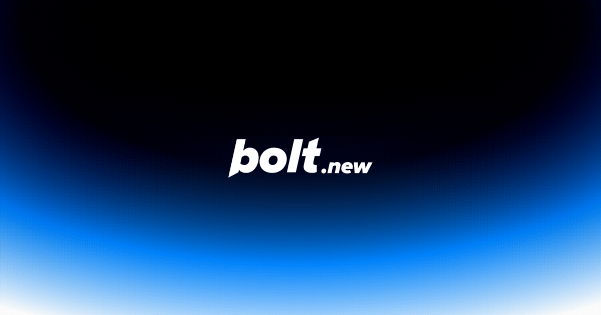 Bolt.new website