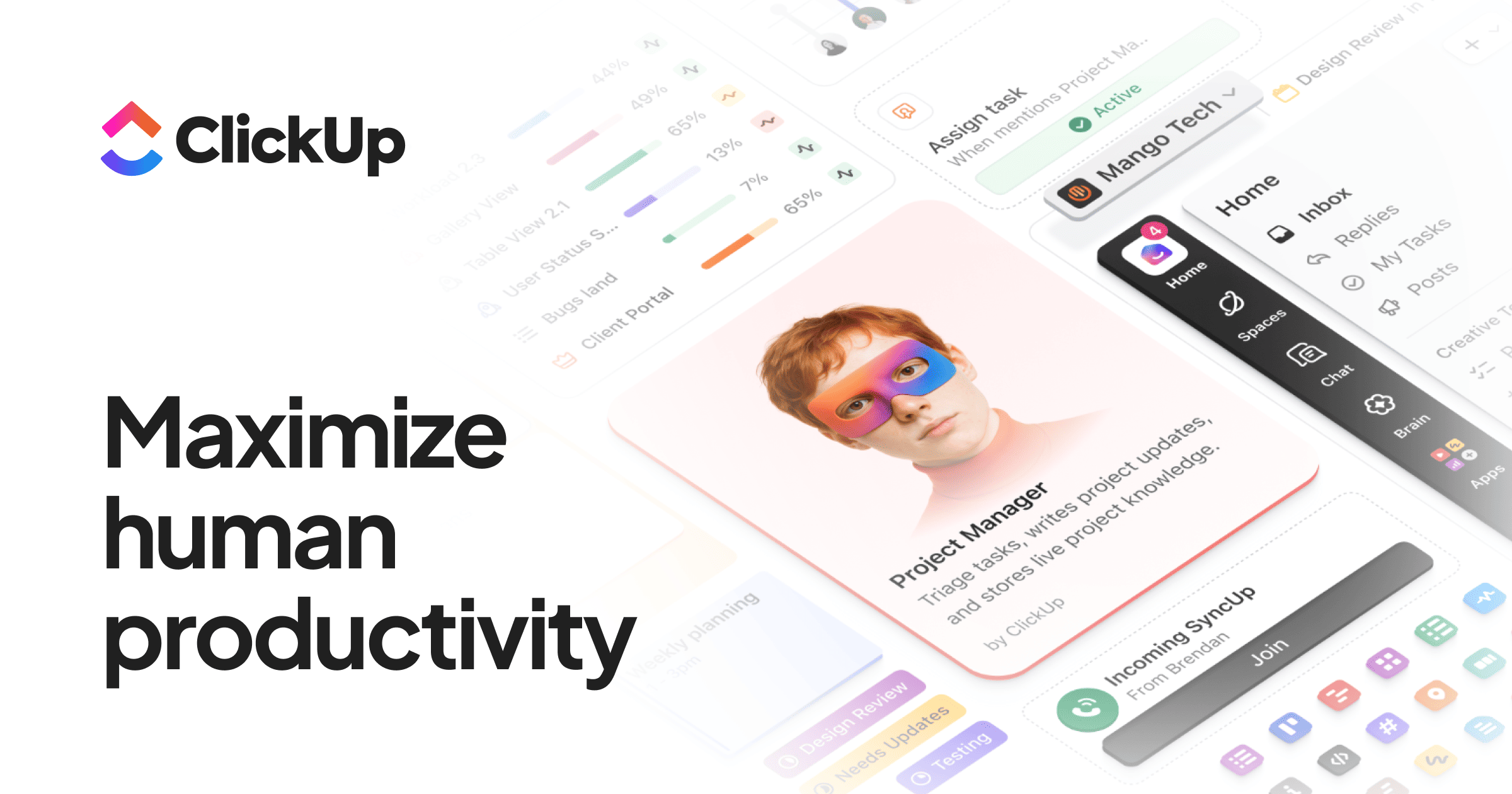 ClickUp website