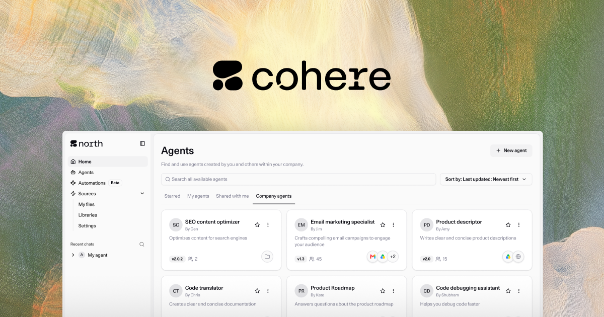 Cohere website