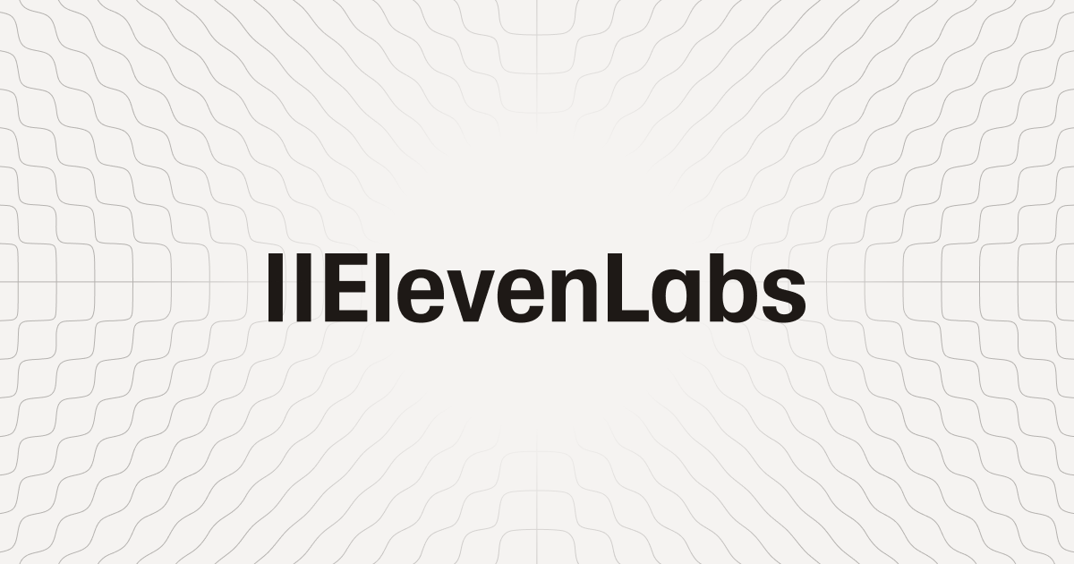 ElevenLabs website