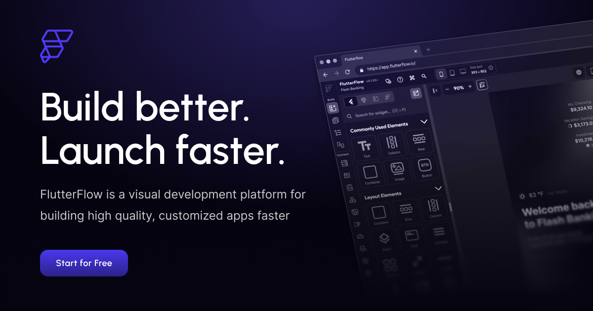 FlutterFlow website