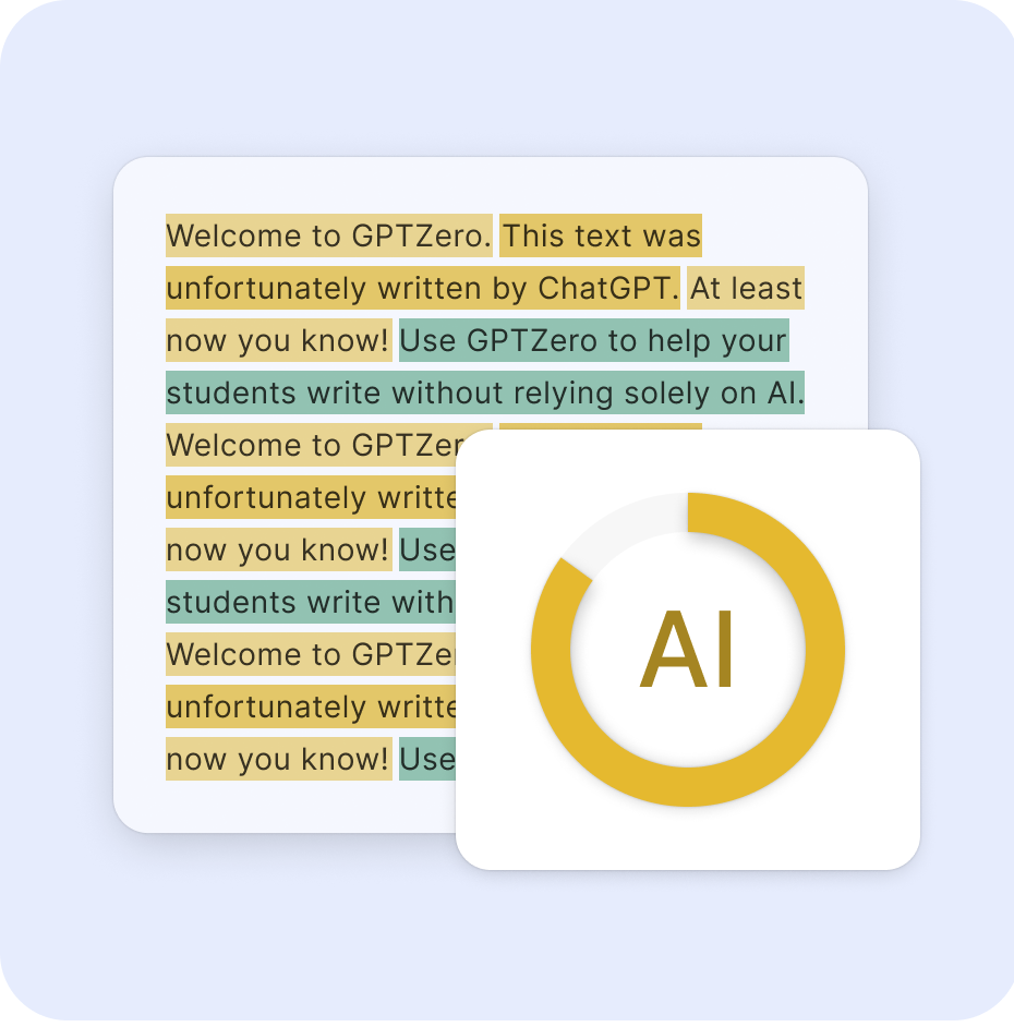 GPTZero website