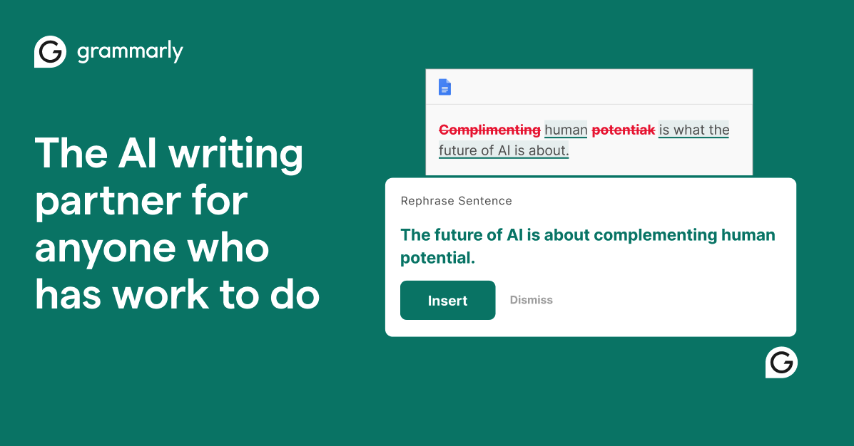 Grammarly website