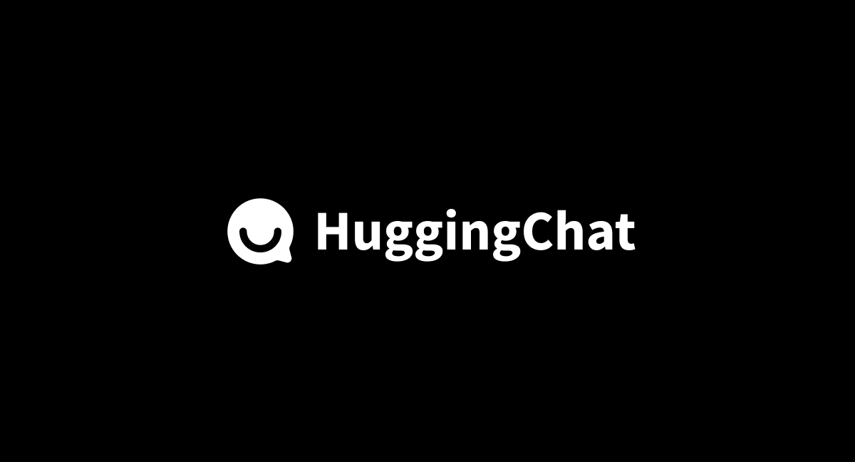 HuggingChat website