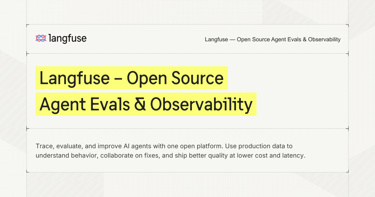 Langfuse website