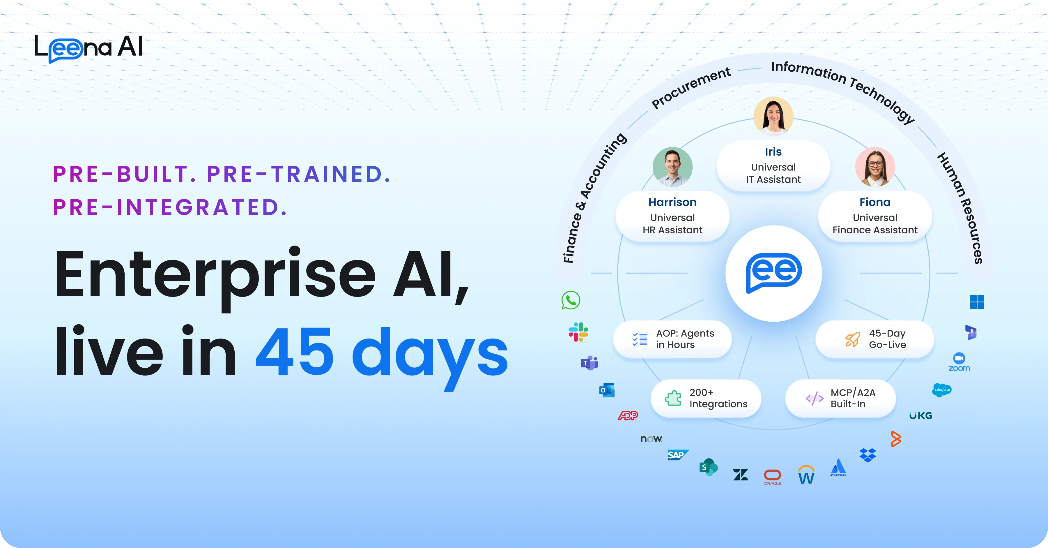 Leena AI website
