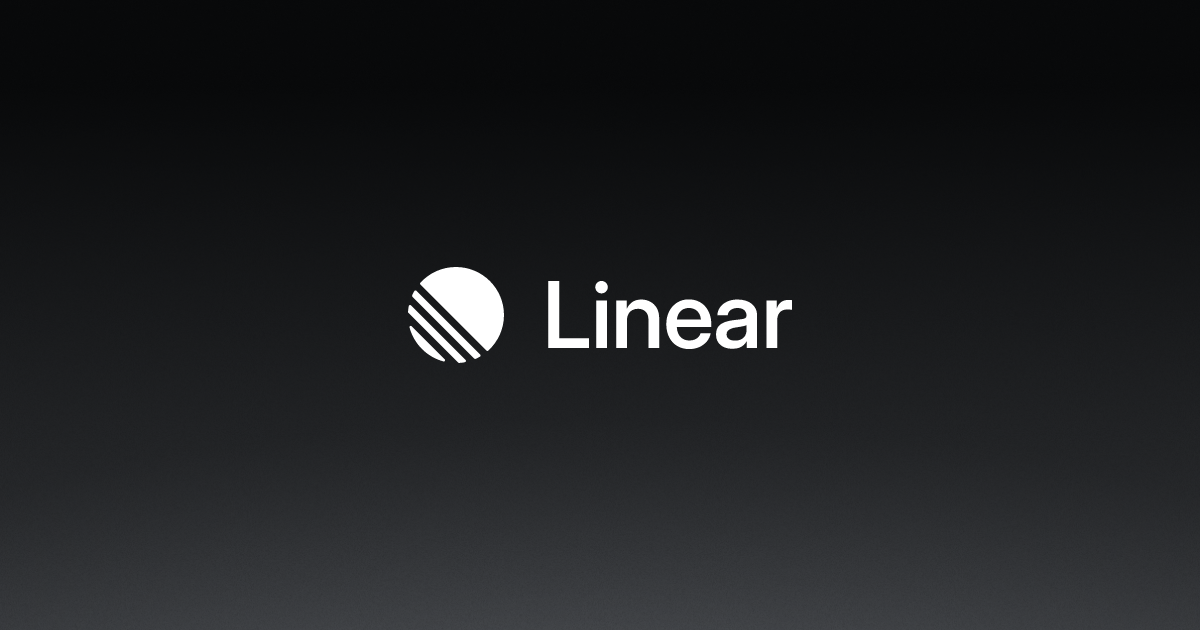 Linear website