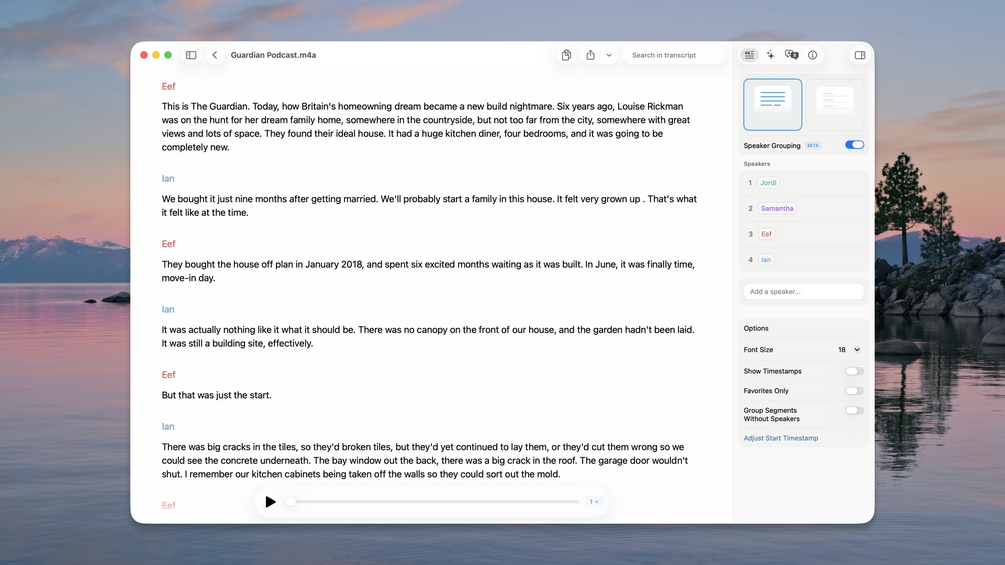 MacWhisper website