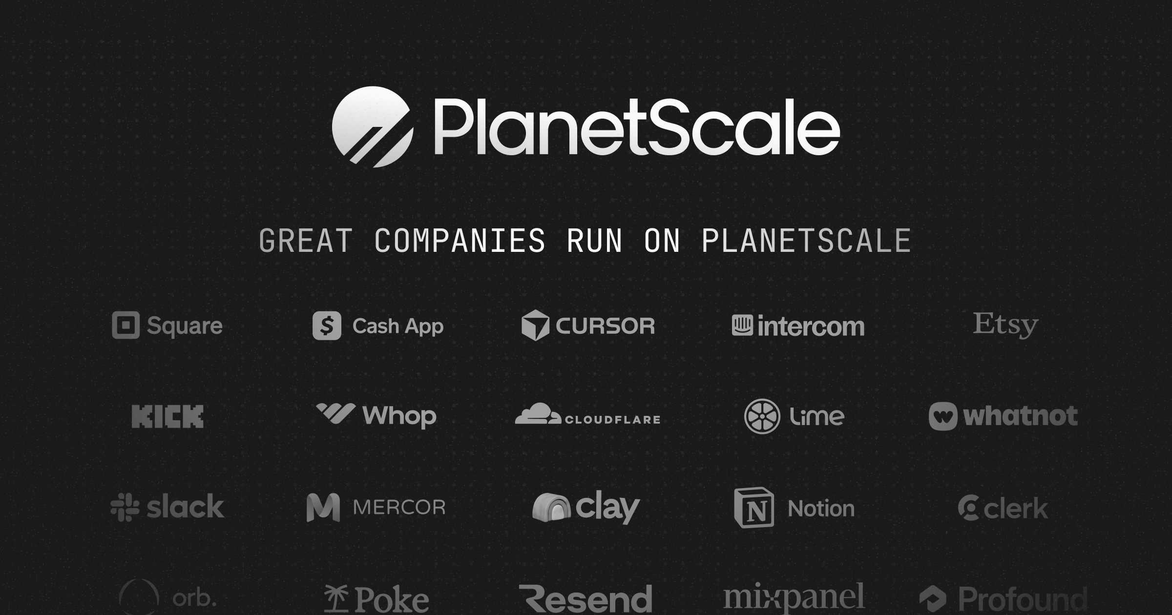 PlanetScale website