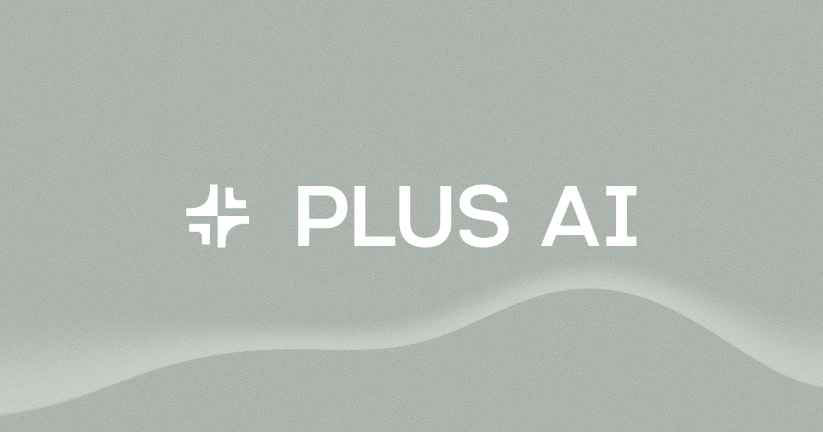 Plus AI website