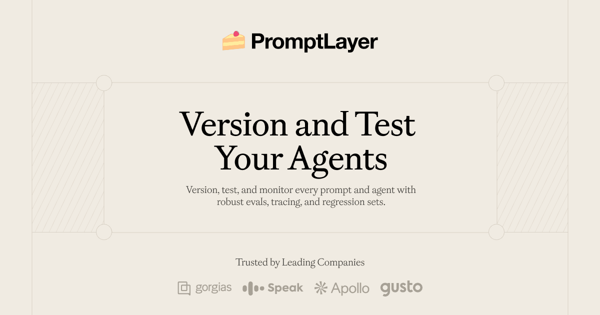 PromptLayer website