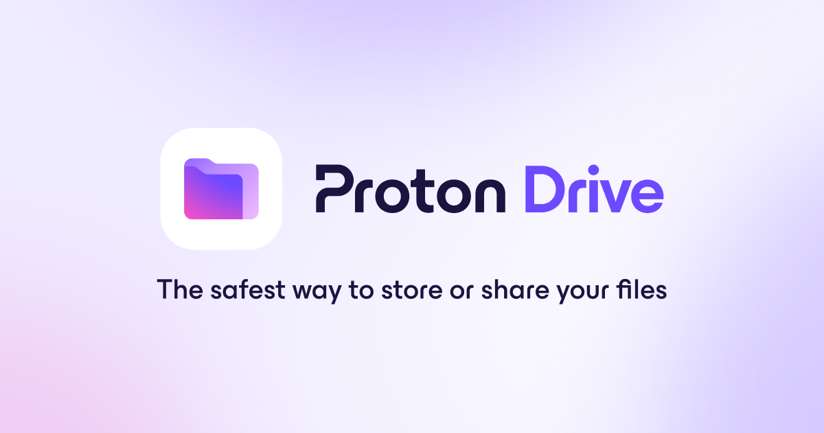 Proton Drive website