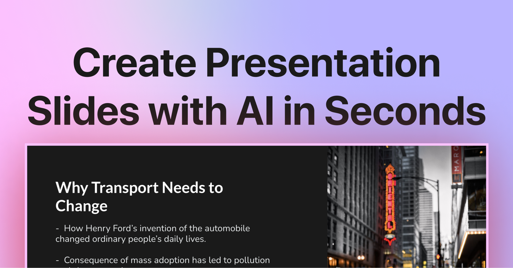 SlidesAI website