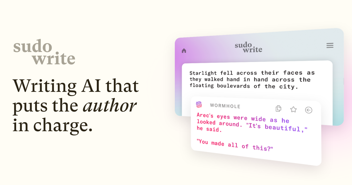 Sudowrite website
