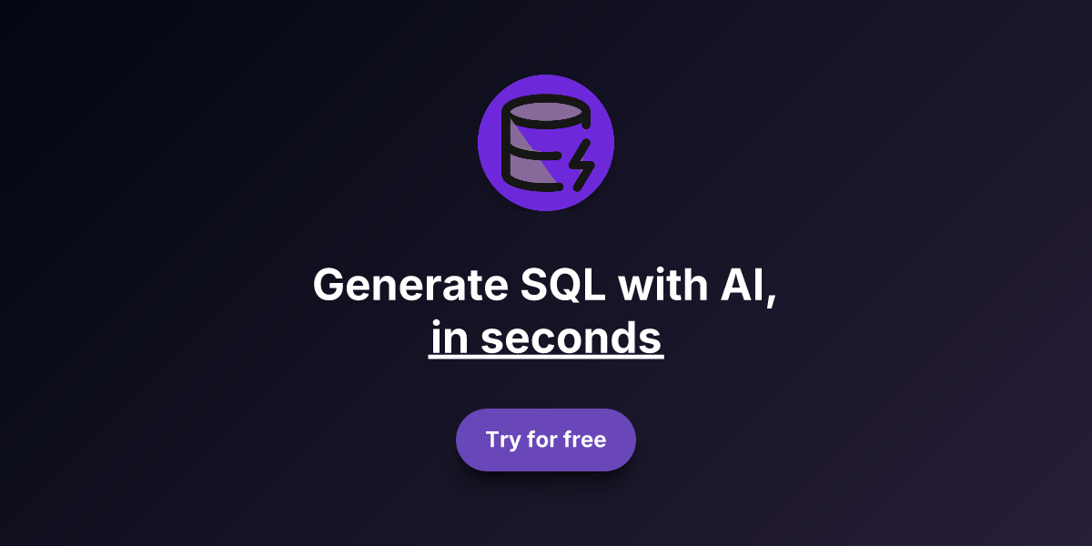 Text2SQL.ai website