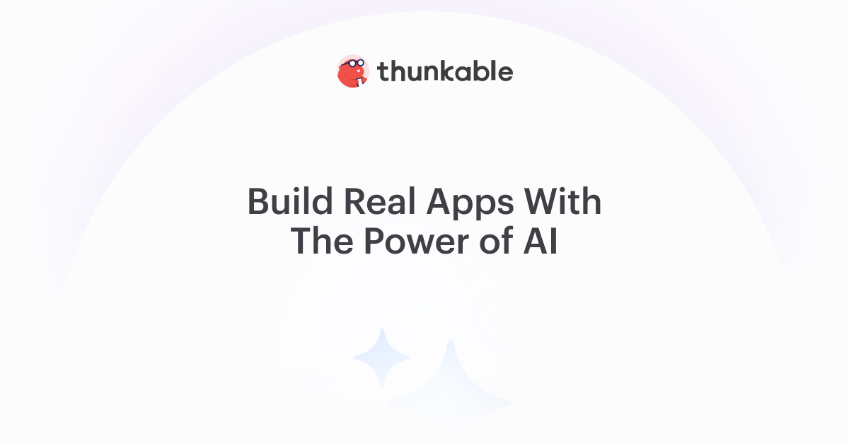 Thunkable website