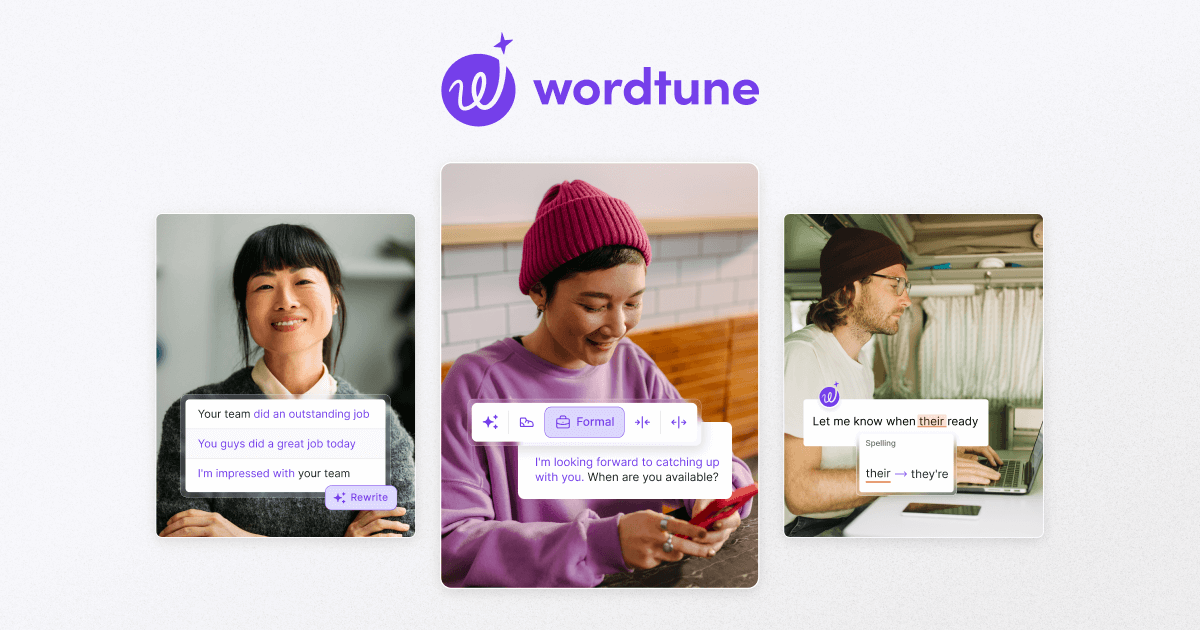 Wordtune website